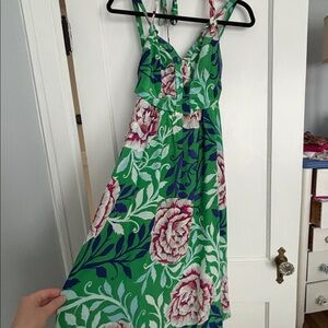 Moulinette Soeurs Midi Dress Silk Floral  10